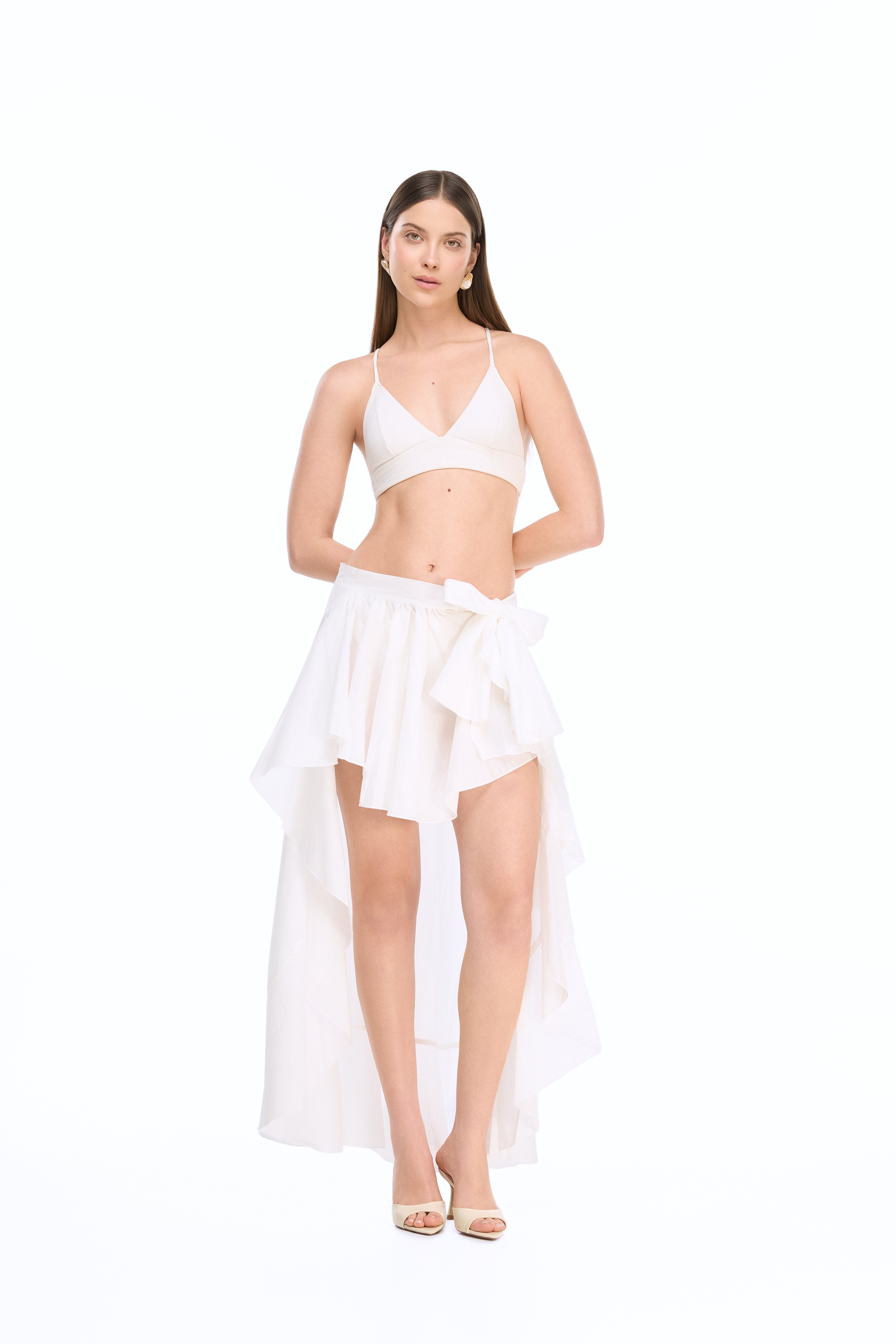 BAHAMAS WRAP SKIRT WHITE