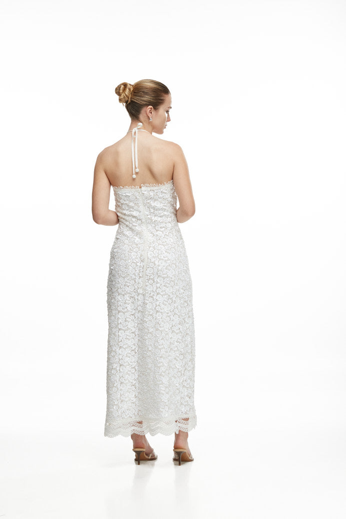 BESO DE LUNA MAXI DRESS WHITE