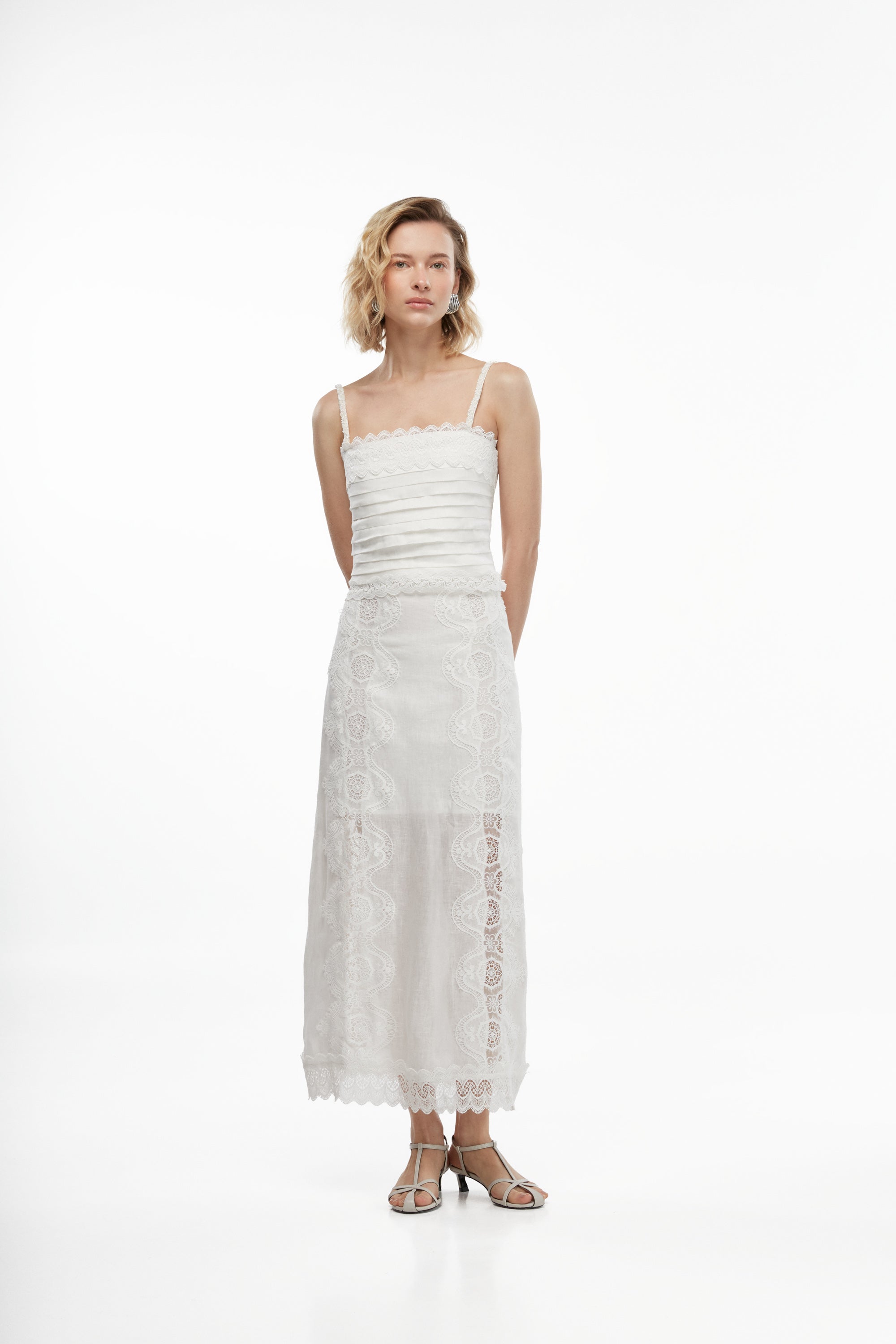 LIRIO MAXI SKIRT WHITE