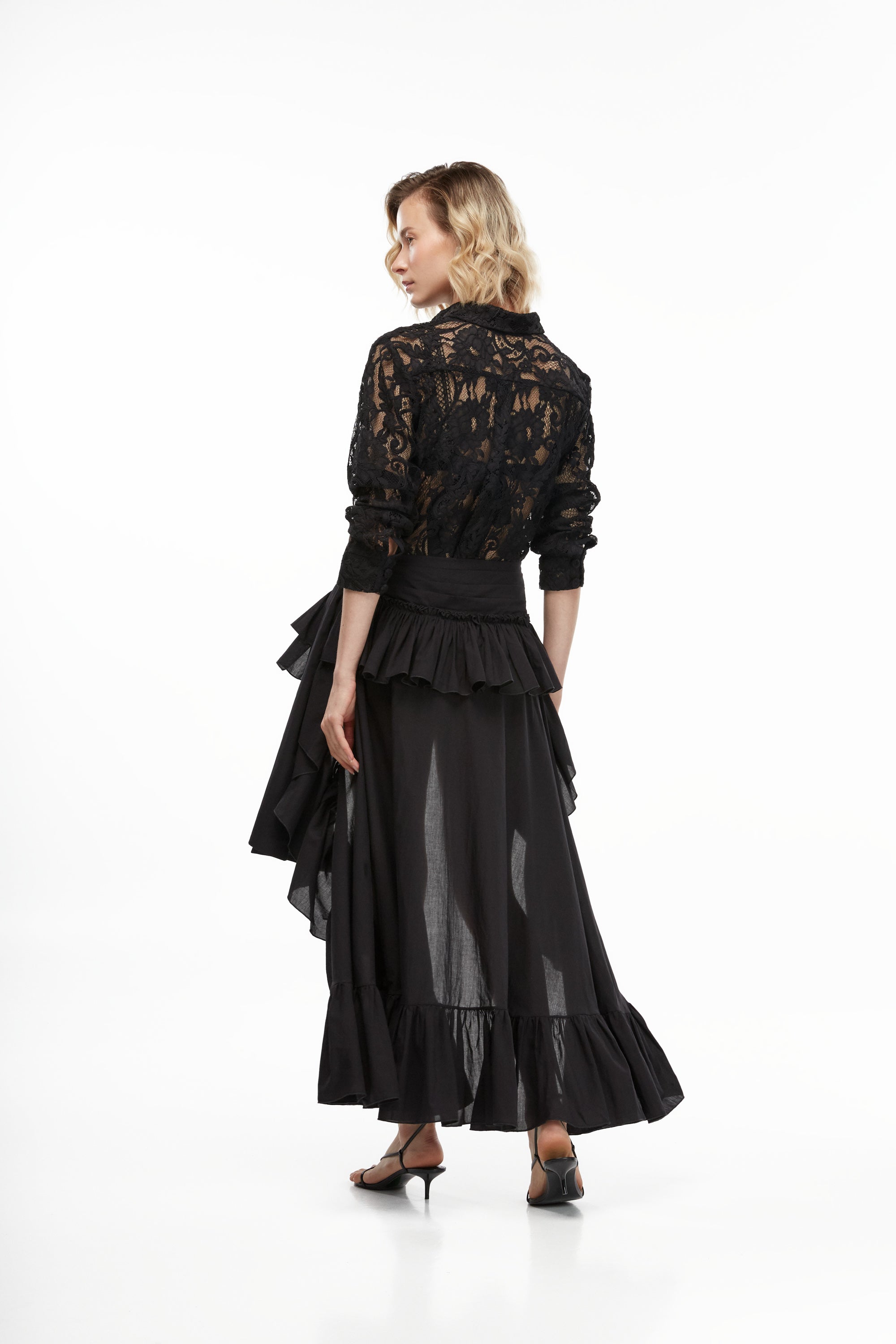 BAHAMAS WRAP SKIRT BLACK