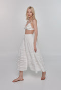 CAMILA  MIDI SKIRT WHITE