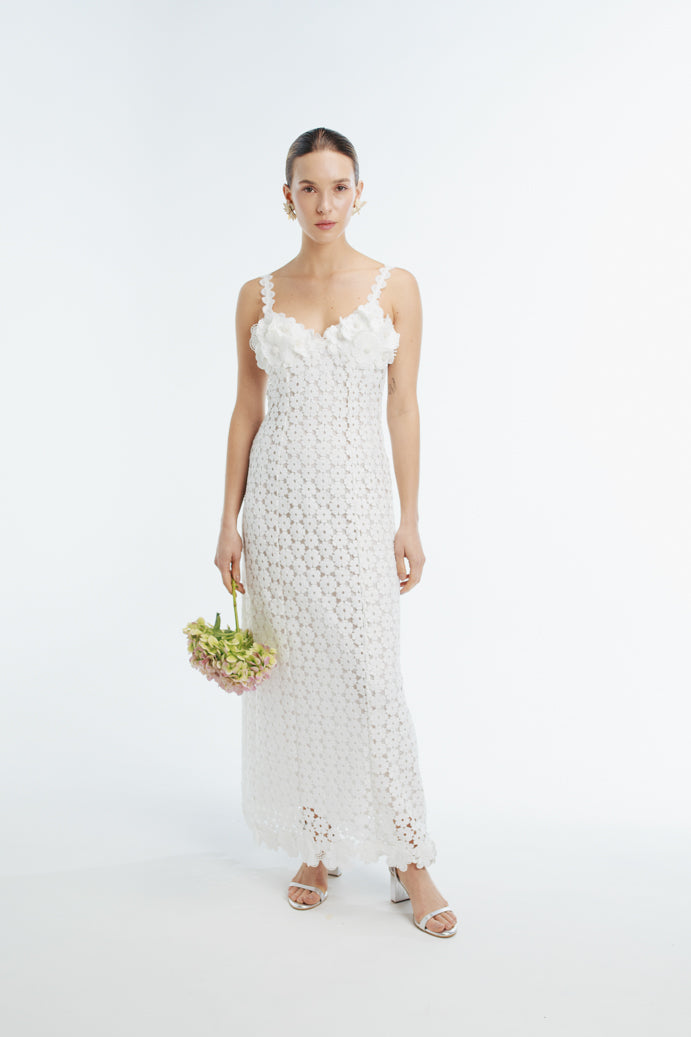 DESTIN MAXI DRESS WHITE