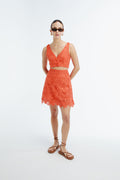 IONA MINI SKIRT FLAME