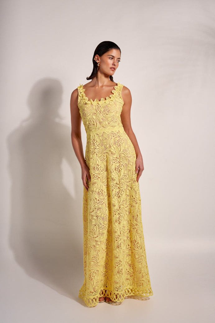 FLORENCE MAXI DRESS YELLOW
