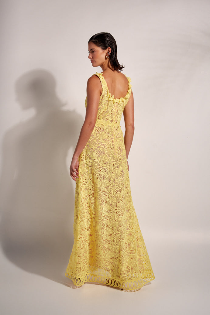 FLORENCE MAXI DRESS YELLOW