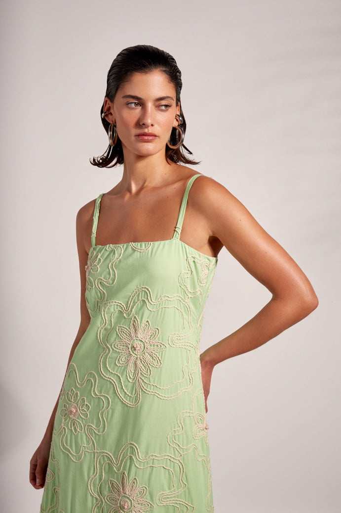 ISORA MAXI DRESS GREEN