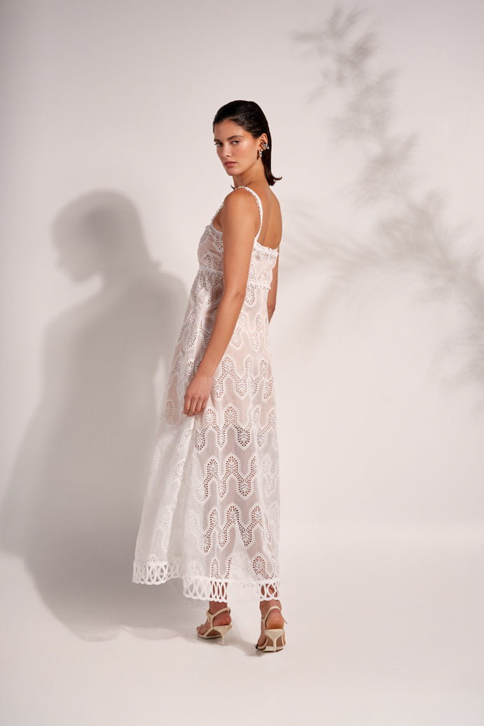 JOSEPHINE MAXI DRESS WHITE