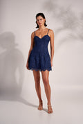 LILO MINI DRESS NAVY BLUE
