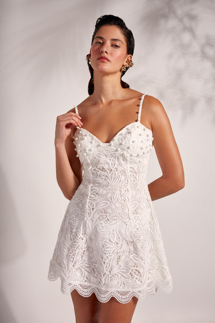 LILO MINI DRESS WHITE