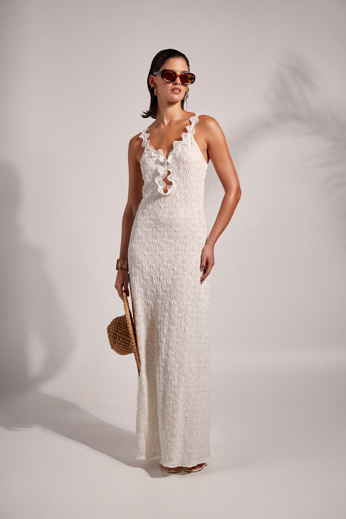 MAEA MAXI DRESS WHITE