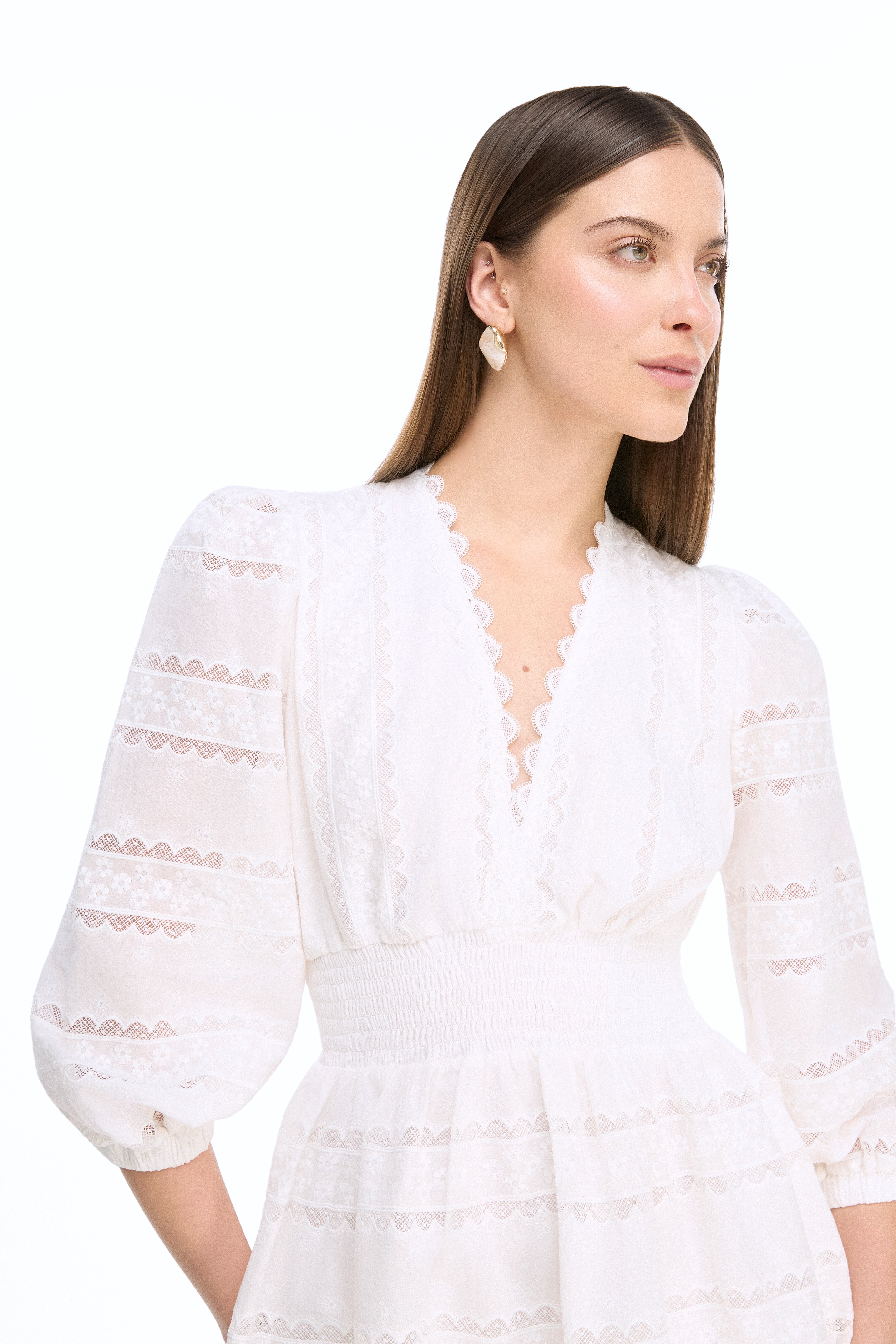 MAR DE PLATA DRESS WHITE